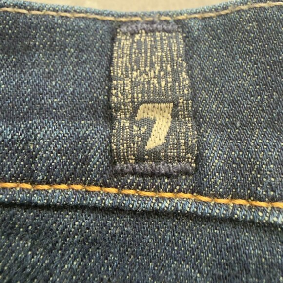 7 For All Mankind “Carsen” Jeans – Dark Wash – Size 38 - Picture 6 of 16